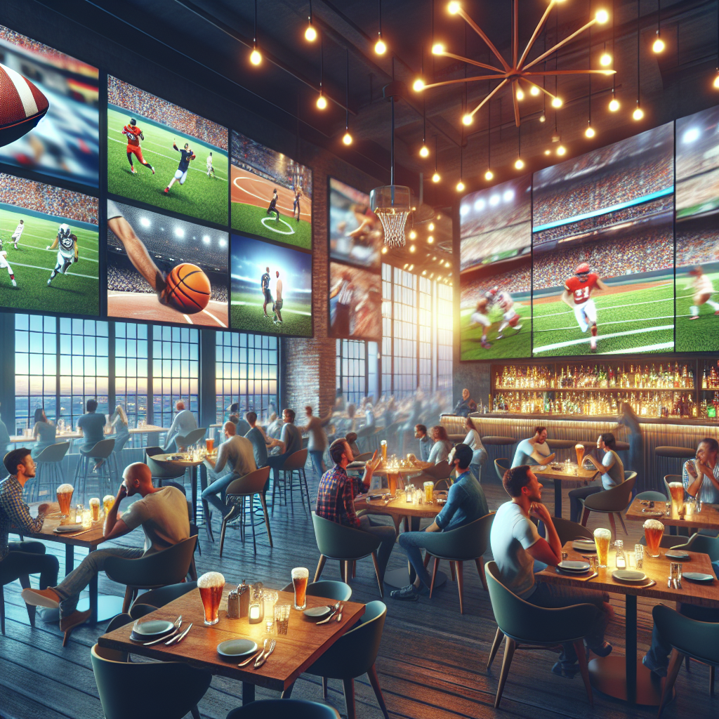 Experience the thrill of the game with unparalleled sports viewing at D&C on Center.