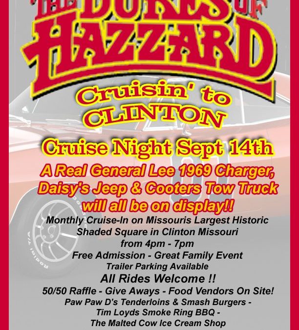 Clinton Mo Gears Up for a Night with the Dukes: Classic Cars, Music, and More