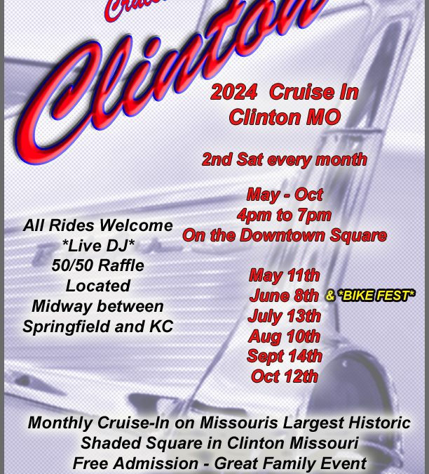 Revving Up Fun: A Monthly Celebration of Cars and Community in Clinton, MO